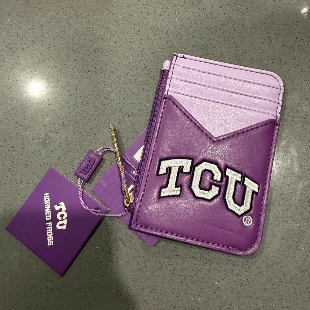 Texas Christian University card wallet - Picture 2 of 4